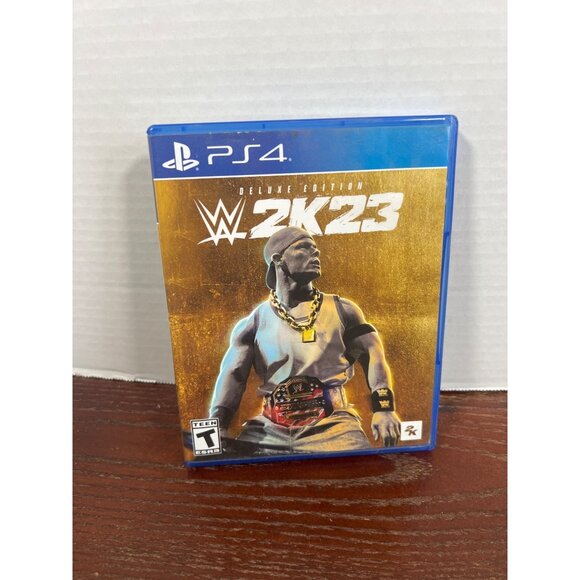 2K Other - Sony Playstation WWE 2K23 Deluxe Edition PS4 Video Game Tested C4